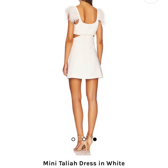 Revolve Likely Mini Taliah Dress in white (size 6) - Picture 2 of 3